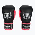 Bokso pirštinės Top King Reborn Boxing Semi Leather black/pink