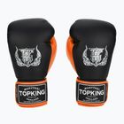 Bokso pirštinės Top King Reborn Boxing Semi Leather black/orange