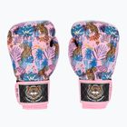 Bokso pirštinės Top King Boxing Wild Tiger black/pink