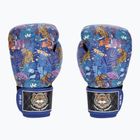 Bokso pirštinės Top King Boxing Wild Tiger black/blue