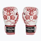 Bokso pirštinės Top King Boxing Dragon red/white