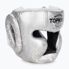 Bokso šalmas Top King Super Star white/silver