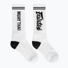 "Fairtex" "Muay Thai" kojinės baltos/juodos