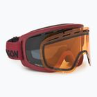 Slidinėjimo akiniai DRAGON D1 OTG cordovan/lumalens midnight+lumalens amber