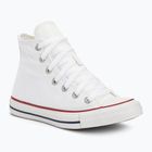 "Converse Chuck Taylor All Star Classic Hi" optiškai baltos spalvos sportbačiai