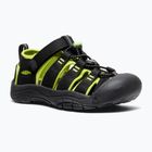 Vaikiškos basutės KEEN Newport H2 black/lime green