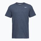 Vyriški marškinėliai Nike Dri-Fit smokey obsidian heather/matte silver