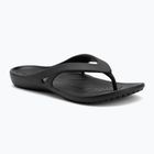 Moteriškos šlepetės per pirštą Crocs Kadee II Flip black
