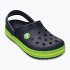 Vaikiškos šlepetės Crocs Crocband Clog Kids navy/volt green