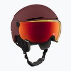 Slidinėjimo šalmas Atomic Savor Visor Stereo maroon/red stereo