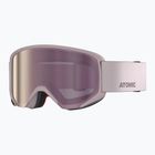 Slidinėjimo akiniai Atomic Savor M Stereo gull gray/purple stereo