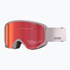 Slidinėjimo akiniai Atomic Savor M Photo gull gray/red photo