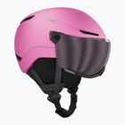 Vaikiškas slidinėjimo šalmas Atomic Revent Visor Jr pink/silver flash