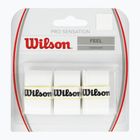 Teniso rakečių apvyniojimas Wilson Pro Overgrip Sensation 3 vnt. white