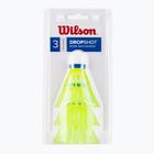 Wilson Dropshot Clamshel badmintono raketės 3 vnt. geltonos WRT6048YE+