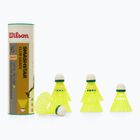 Badmintono plunksniukai Wilson Smashstar 6 vnt. yellow