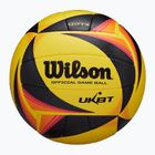 Paplūdimio tinklinio kamuolys Wilson OPTX AVP VB OFFICIAL GB yellow dydis 5