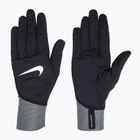Vyriškos bėgimo pirštinės Nike Pacer Midweight RG black/smoke grey/silver