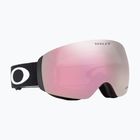 "Oakley Flight Deck" matiniai juodi/prizm snow hi pink slidinėjimo akiniai