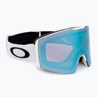 "Oakley Fall Line" matiniai balti/prizm snow sapphire iridium slidinėjimo akiniai