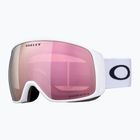 Slidinėjimo akiniai Oakley Flight Tracker L matte white/prizm rose gold iridium