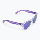 Vaikiški akiniai nuo saulės Oakley Frogskins XXS clear/prizm violet