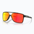 Akiniai nuo saulės Oakley Castel matte grey smoke/prizm ruby