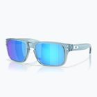 Vaikiški akiniai nuo saulės Oakley Holbrook XXS transparent stonewash/prizm sapphire