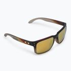 Akiniai nuo saulės Oakley Holbrook troy lee design black fade/prizm 24k polarized