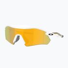 "Oakley Radar Plate" poliruoti balti/prizm 24k poliarizuoti akiniai nuo saulės