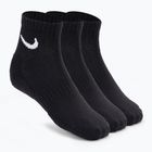 Kojinės Nike Everyday Cushioned Ankle 3 poros black/white