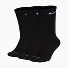Kojinės Nike Everyday Plus Cushioned 3 poros black/white