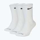 Kojinės Nike Everyday Plus Cushioned 3 poros white/black