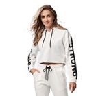Moteriški STRONG ID firminiai džemperiai Crop baltos spalvos Z1T02502