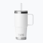 Termosas YETI Rambler Straw 739 ml white