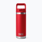 Termo gertuvė YETI Rambler C Straw 532 ml rescue red