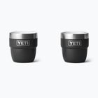 Puodelis YETI Rambler 118 ml 2 pcs. black