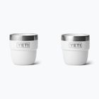 Puodelis YETI Rambler 118 ml 2 pcs. white