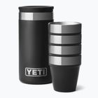 Turistinės taurės YETI Shot 48 ml 4 pcs. black