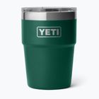 Termosas YETI Rambler Stackable 473 ml black forest green