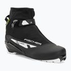 "Fischer XC Comfort Pro" juodi/balti/gelsvi bėgimo slidėmis batai