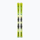 Kalnų slidės Fischer RC4 Noize ST Yellow Superflex + apkaustai RC4 Z12 GW PR