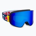 Red Bull SPECT Rush Poliarizuoti matiniai mėlynos/mėlynos/rudos spalvos mėlyni veidrodiniai/mėlyni sniego 001 slidinėjimo akiniai