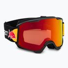 Red Bull SPECT + Pouch Solo High Contrast slidinėjimo akiniai matiniai mėlyni / blizgūs juodi / raudoni veidrodžiai 010S