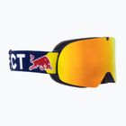"Red Bull SPECT Soar S3" matiniai tamsiai mėlynos/mėlynos/rudos/raudonos spalvos veidrodiniai slidinėjimo akiniai