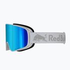 Slidinėjimo akiniai Red Bull SPECT Rush white/ice blue snow/smoke with blue mirror