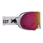 Slidinėjimo akiniai Red Bull SPECT Rush matt white/red with pink purple mirror