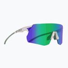Akiniai nuo saulės Red Bull SPECT Ruffy IB matt metallic light grey/green with green mirror