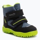 Vaikiški batai Superfit Husky 1 black/light green
