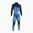 Vyriškas plaukimo hidrokostiumas ION Seek Core 3/2 Front Zip blue gradient